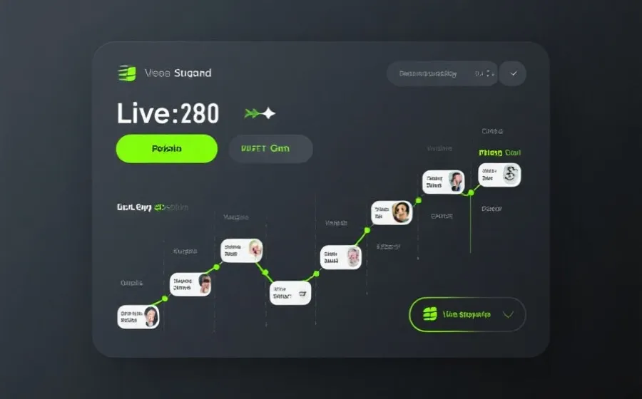 实时比分与关键事件展示示意图